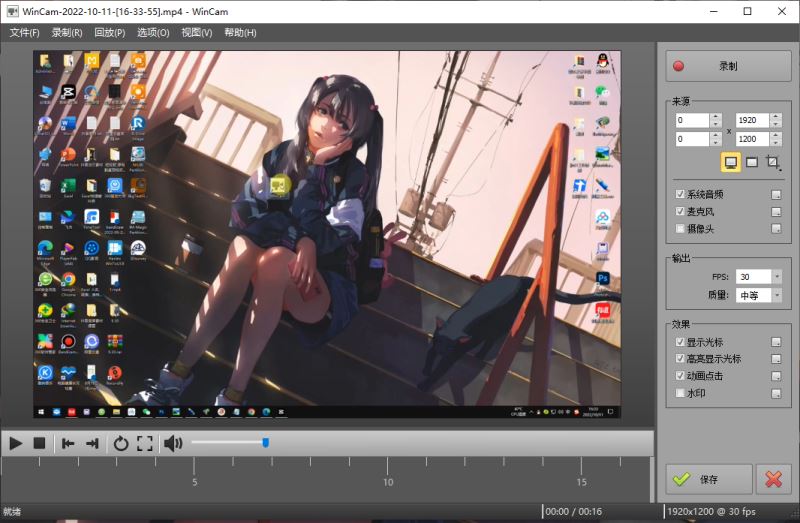 WinCAM屏幕录像v3.3.0中文版